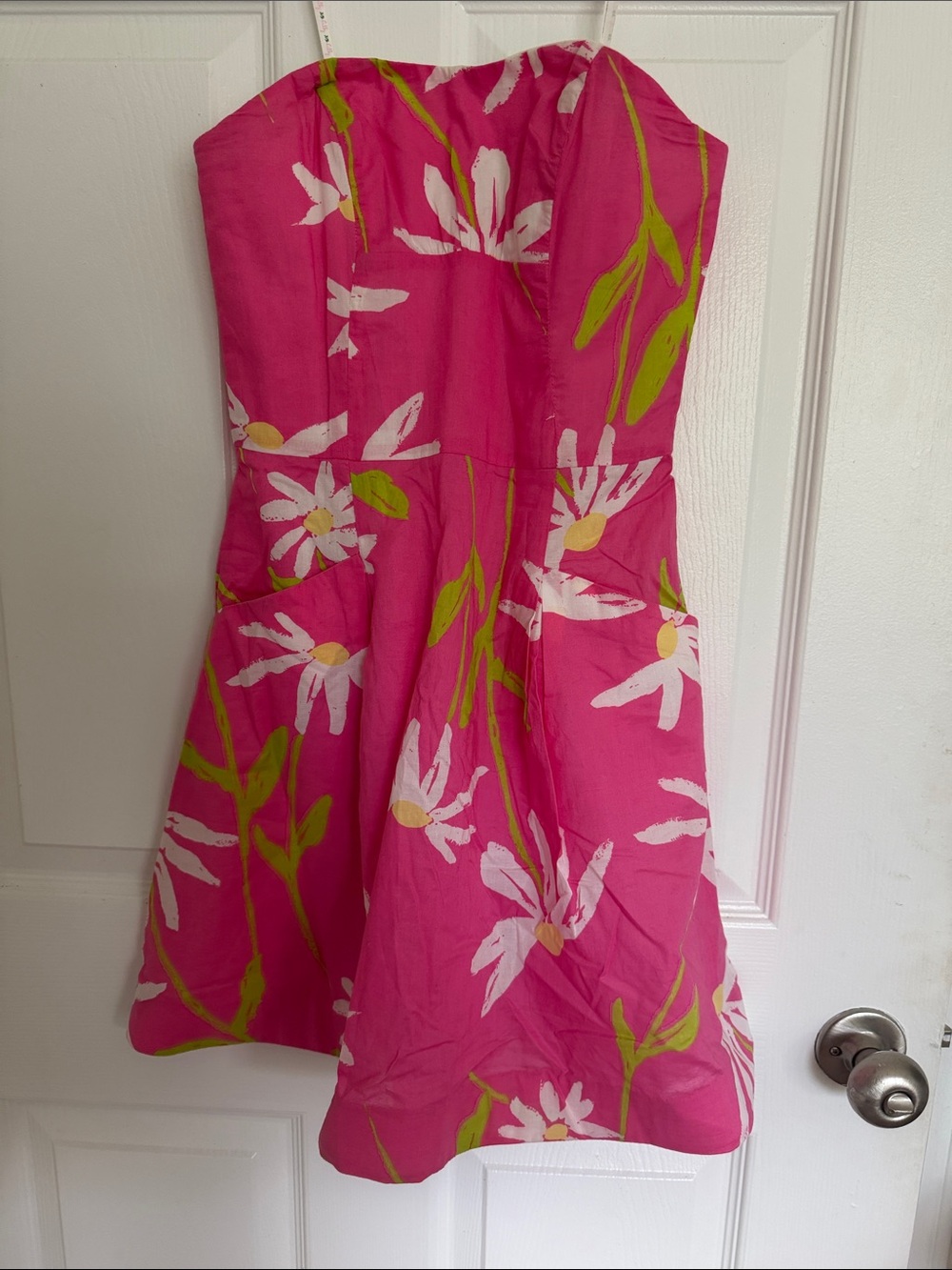 Lilly Pulitzer White Strap with Pink Script and Green Accents